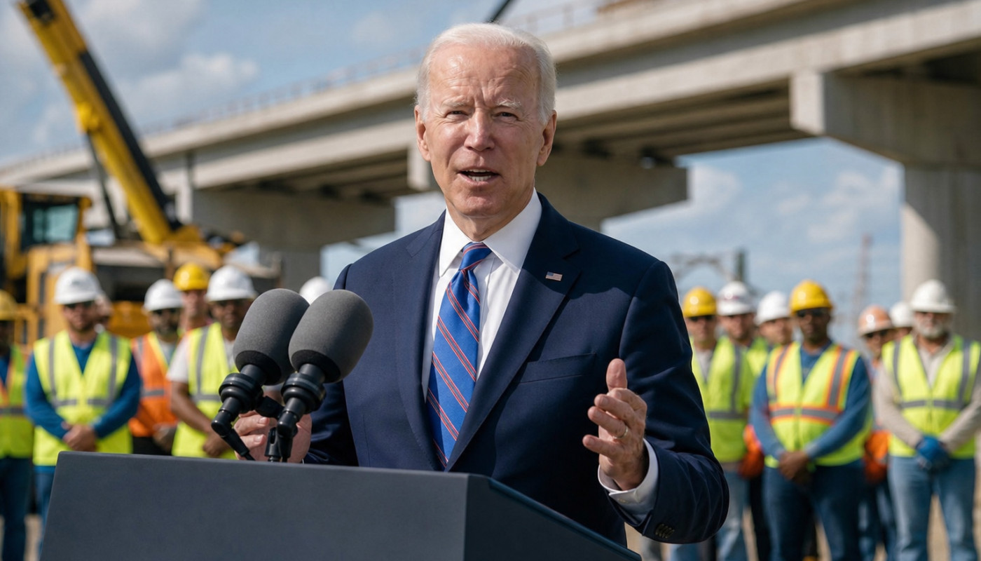 Joe Biden injecte 2000 milliards de dollars dans les infrastructures et compte créer un nombre incalculable d’emplois